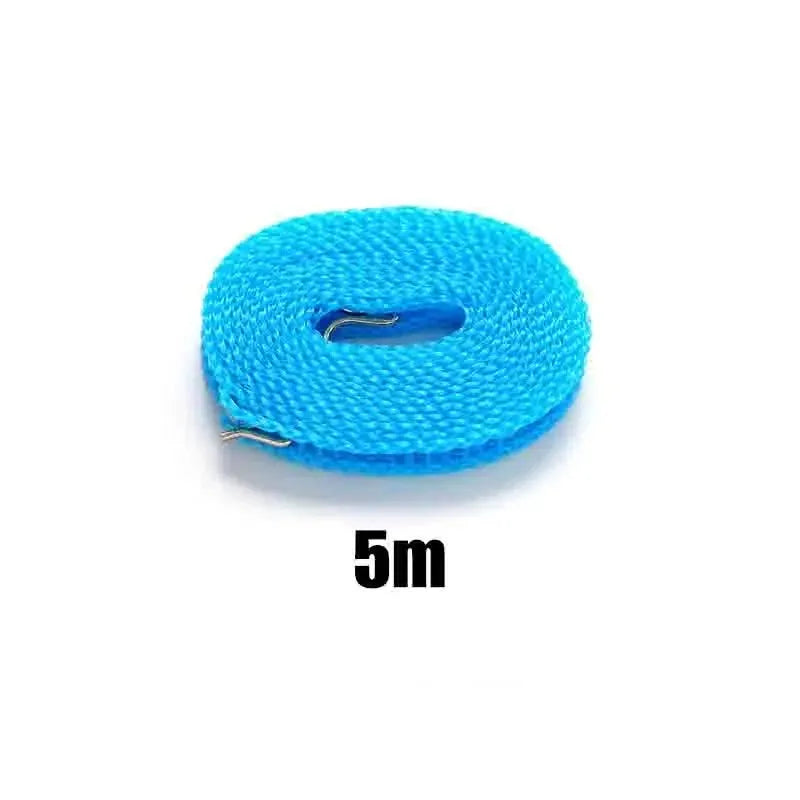 5-10m Portable Clothesline Upgraded Thickened Anti-slip Windproof Drying Rope Drying Clothes Hanging Rope Camping Accessories
