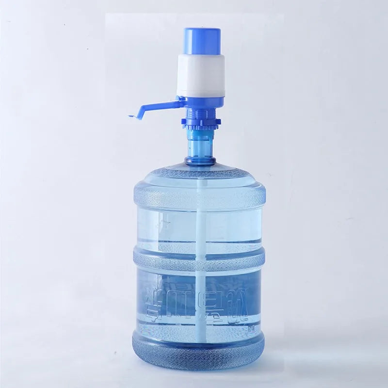 Water Bottles Pump Manual Hand Pressure Drinking Fountain Pressure Pump Water Press Pump with An Extra Short Tube Food Grade