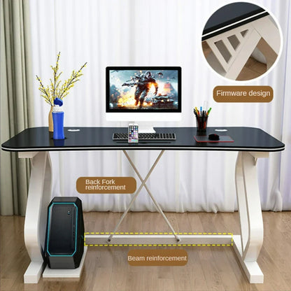 Office Work Desk desktop Computer Gamer Desk Bedroom Room Desks Simple Modern Bedroom Students Learn to Write and Store Desk