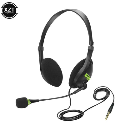kebidu 3.5mm Noise Cancelling Wired Headphones Microphone Universal USB Headset With Microphone For PC Laptop Computer