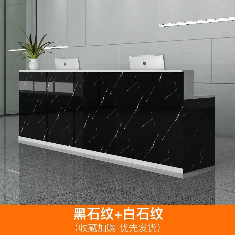 Office Design Reception Desks BeautyModern Checkout Counter Reception Desks Luxury Salon Mostrador Negocio Commercial Furniture