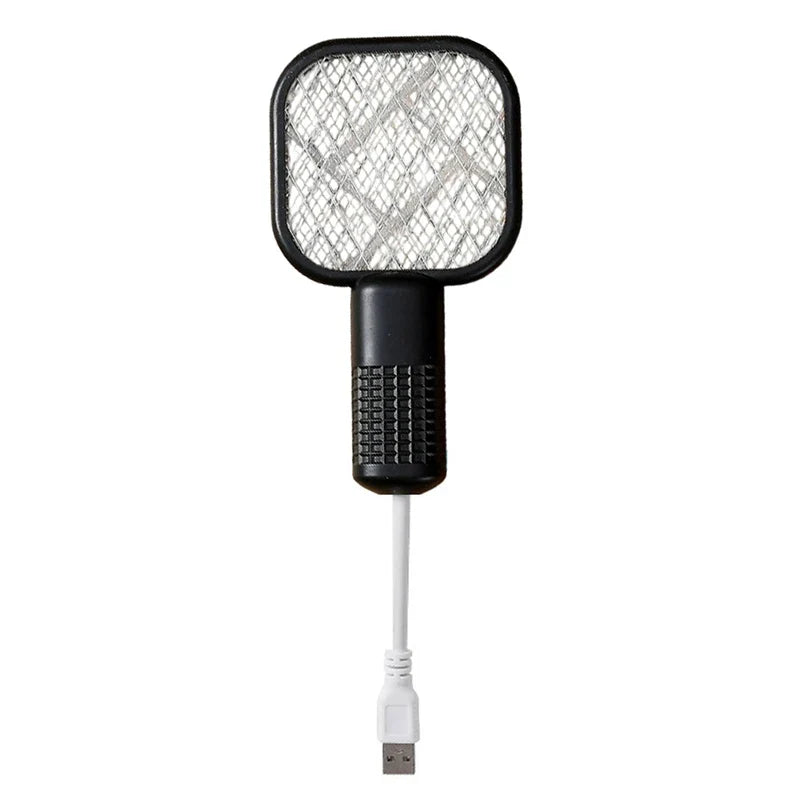 Electric Mosquito Swatter UV Light Bug Zapper Rechargeable Fly Killer Insect Racket Portable Outdoor Pest Control For Camping