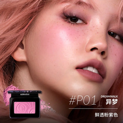 Kaleidos Blush-Shape,Contour&Highlight Face With Matte Shimmery Color for Cheek and Eye Shadow Facial Makeup Plate
