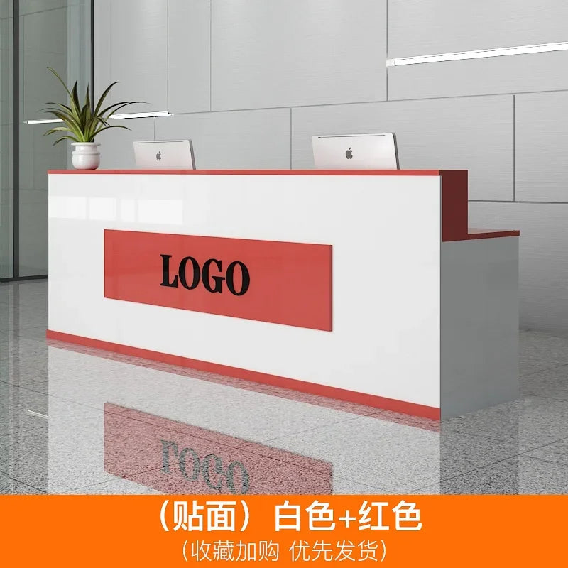 Office Design Reception Desks BeautyModern Checkout Counter Reception Desks Luxury Salon Mostrador Negocio Commercial Furniture