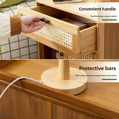 Bedroom bedside table, family living room drawer style storage cabinet, snack storage cabinet, storage box, sofa side table