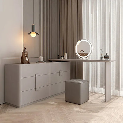 Bedroom Light Luxury Makeup Table Makeup Table Modern Simple Integrated Bedside Storage Bucket Cabinet Premium S