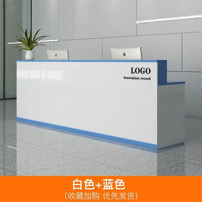 Office Design Reception Desks BeautyModern Checkout Counter Reception Desks Luxury Salon Mostrador Negocio Commercial Furniture