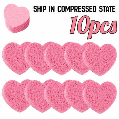 10/30pcs Compressed Facial Sponges SPA Face Cleaning Sponge Makeup Removal Exfoliating Pads for Cosmetologists Skin Massage Tool