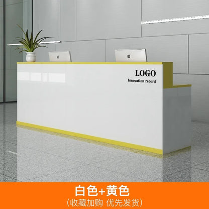 Office Design Reception Desks BeautyModern Checkout Counter Reception Desks Luxury Salon Mostrador Negocio Commercial Furniture