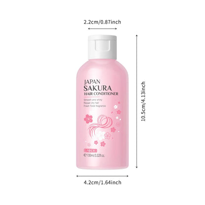LAIKOU Sakura Shampoo & Hair Conditioner Deep Cleansing Oil Control Anti Dandruff Moisturizing Nourishing Repair Damaged Hair