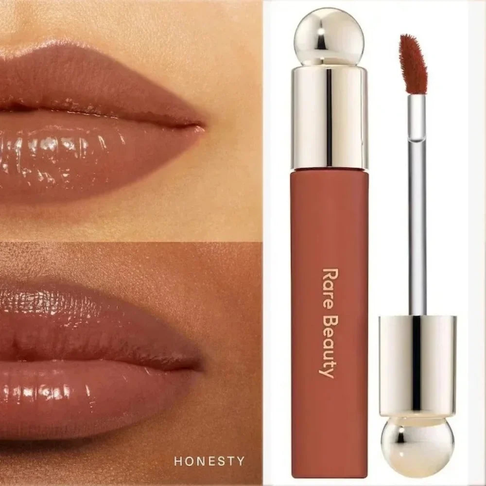 Rare Beauty Blush Lip Gloss Brightens The Complexion Is Silky And Beautiful And Enhances Contours Girl Women Makeup With Box