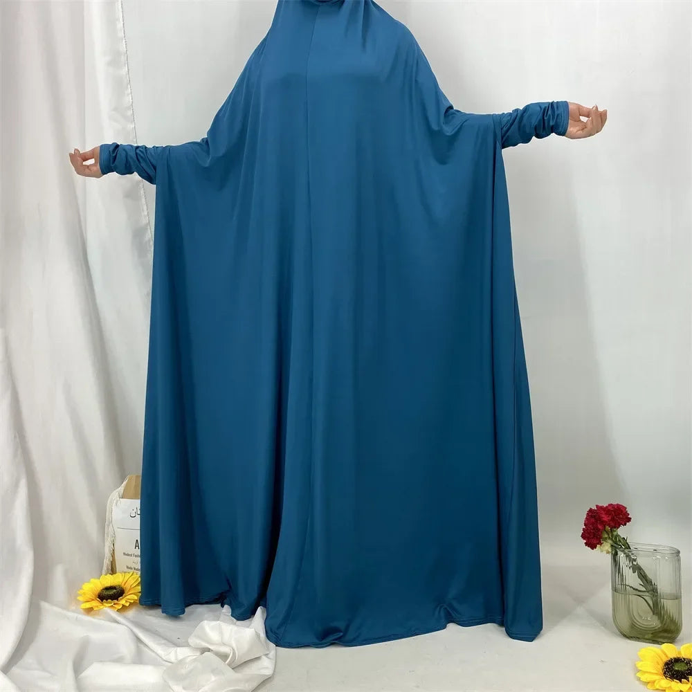 Islam Djellaba Women Hooded Dress Eid Ramadan Muslim Prayer Garment Clothes Arabic Robe Abaya Kaftan Burqa Caftan Dubai Abayas