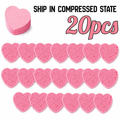 10/30pcs Compressed Facial Sponges SPA Face Cleaning Sponge Makeup Removal Exfoliating Pads for Cosmetologists Skin Massage Tool
