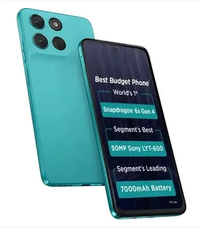 Fluidity 5G Smartphone 8GB RAM 128GB Storage 6.7" FHD LCD 120Hz Display 50MP+8MP Camera Waterproof Face Recognition Android 16