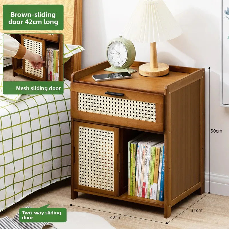 Bedroom bedside table, family living room drawer style storage cabinet, snack storage cabinet, storage box, sofa side table