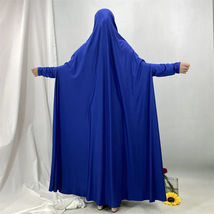 Islam Djellaba Women Hooded Dress Eid Ramadan Muslim Prayer Garment Clothes Arabic Robe Abaya Kaftan Burqa Caftan Dubai Abayas