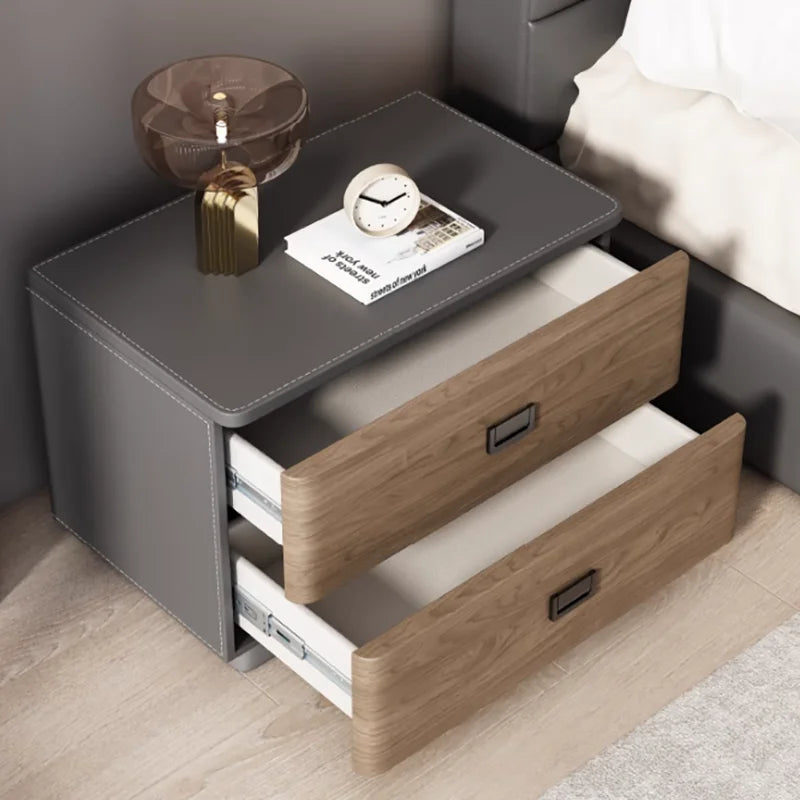 Bedroom Storage Bedside Table Italian Style Space Saving Bedside Tables Aesthetic Modern Mesitas De Noche Home Furniture