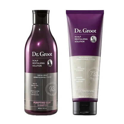 Hair Shampoo & Conditioner Set - 250ml Anti-Hair Loss Moisturizing Softening Thickening Nourishing Hair Care Products