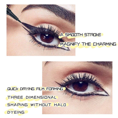 Quick-dry Eyeliner Pencil Makeup Long Lasting Smooth Matte Eye Liner Waterproof Anti Smudge Liquid Eyeliner Pen Eyes Cosmetics