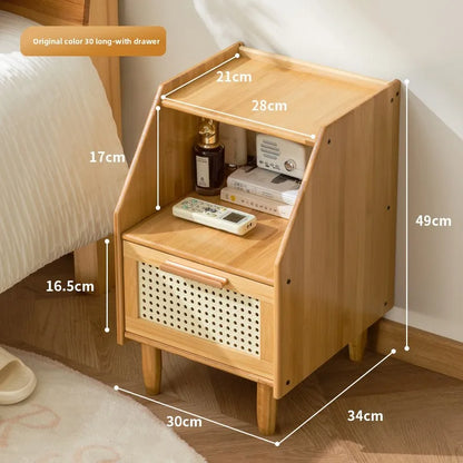Bedroom bedside table, family living room drawer style storage cabinet, snack storage cabinet, storage box, sofa side table