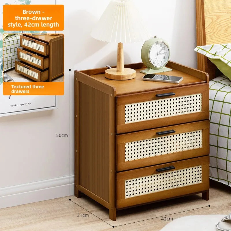 Bedroom bedside table, family living room drawer style storage cabinet, snack storage cabinet, storage box, sofa side table