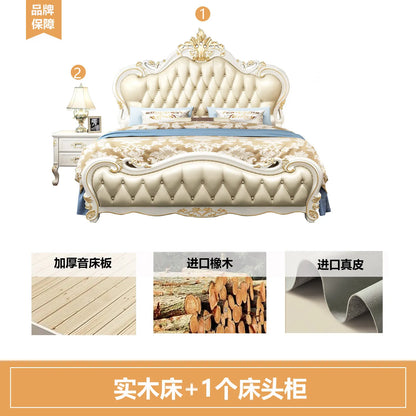 Girls Luxury Bed Bedroom Beauty Designer Unique Salon Postmodern Bed Simple Designer Princess Camas De Casal Trendy Furniture