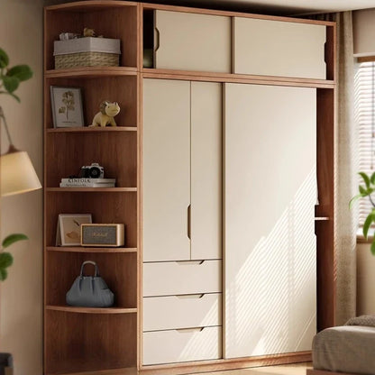 Bedroom Wooden Wardrobe Women Women Storage Organizer Luxury Wardrobe Hotel Shelves Szafa Tekstylna Na Ubrania Furnitures