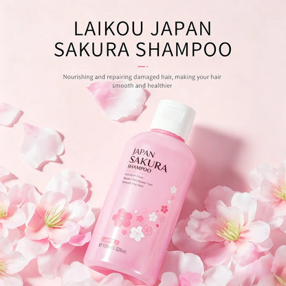 LAIKOU Sakura Shampoo & Hair Conditioner Deep Cleansing Oil Control Anti Dandruff Moisturizing Nourishing Repair Damaged Hair