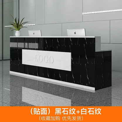 Office Design Reception Desks BeautyModern Checkout Counter Reception Desks Luxury Salon Mostrador Negocio Commercial Furniture