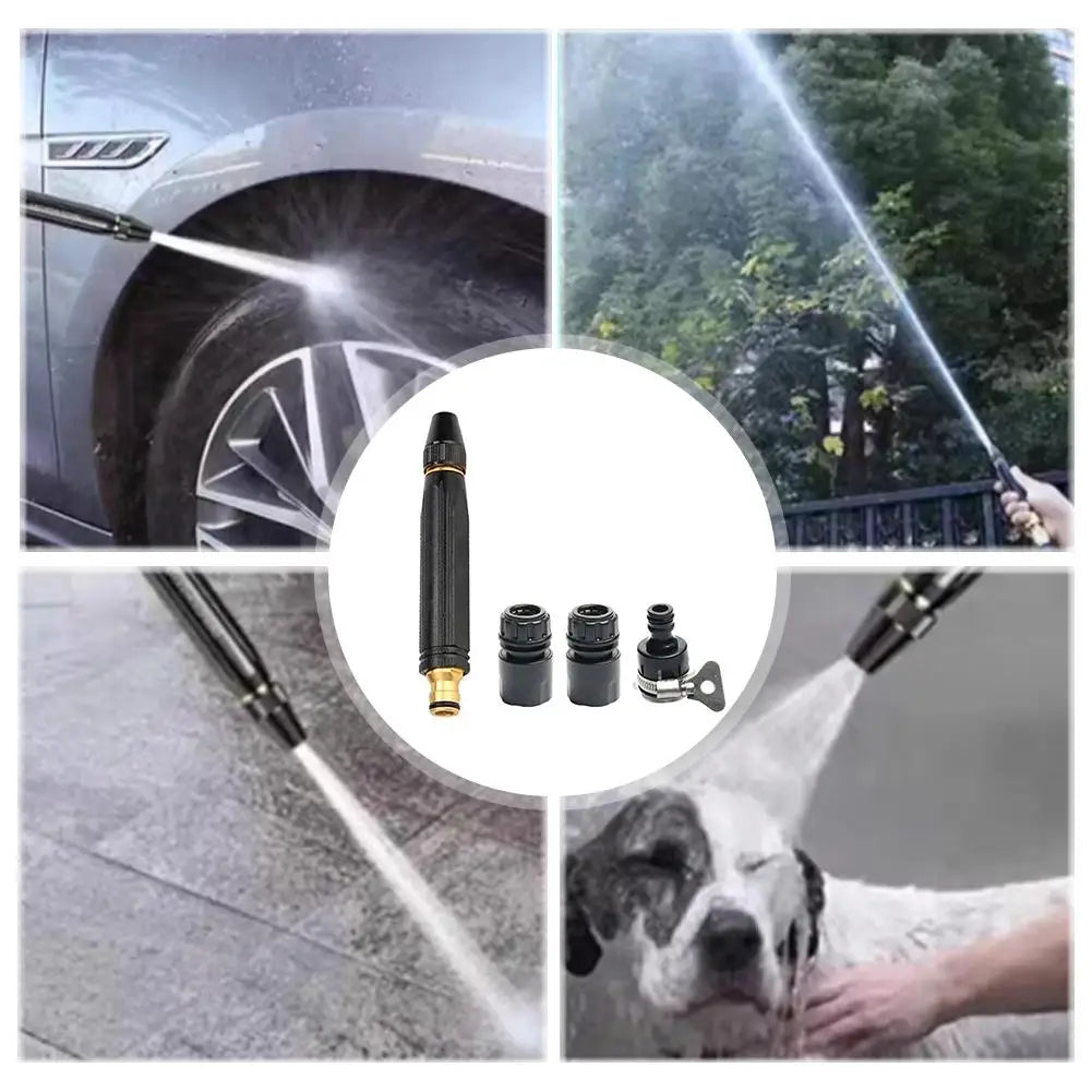 High Pressure Washing Water Gun Diamond Water Watering Pipe Car Wash Gun Adjustable Nipple Type Home Garden Shower Tools