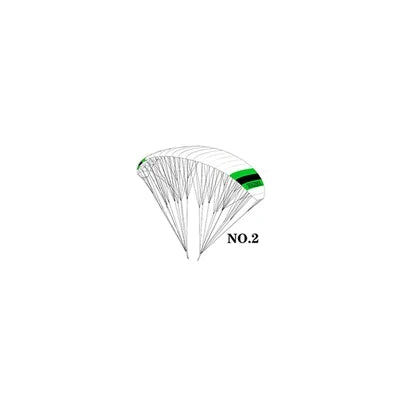 1PCS RC Electric Remote Control Paraglider Head 1.5 meters Wingspan Parachute Cloth for Indoor Outdoor Power Flying Paragliding