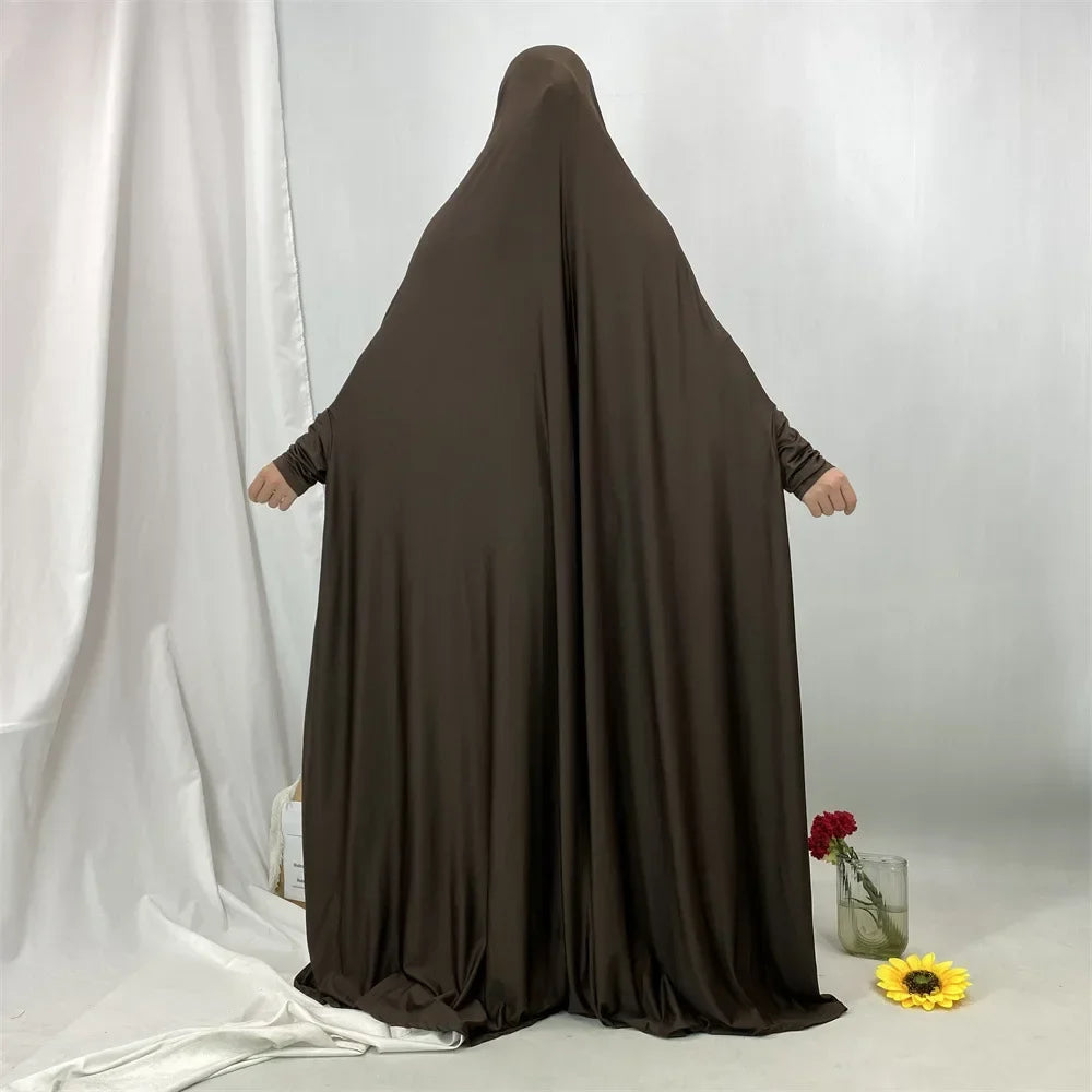 Islam Djellaba Women Hooded Dress Eid Ramadan Muslim Prayer Garment Clothes Arabic Robe Abaya Kaftan Burqa Caftan Dubai Abayas