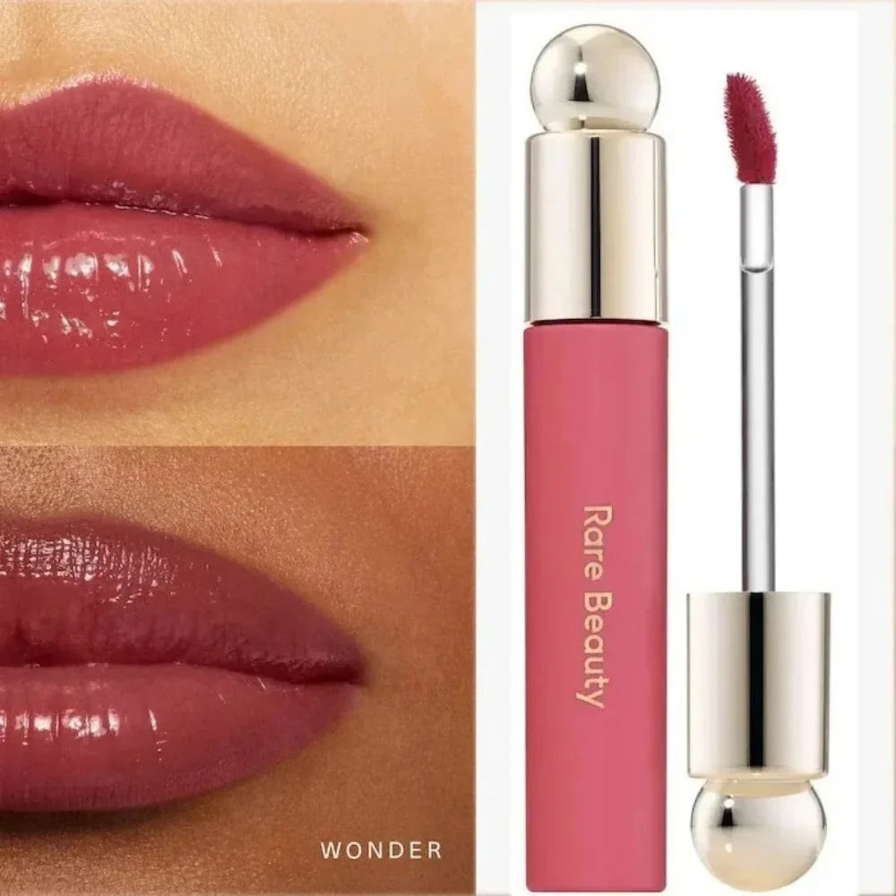 Rare Beauty Blush Lip Gloss Brightens The Complexion Is Silky And Beautiful And Enhances Contours Girl Women Makeup With Box