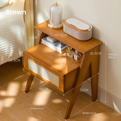 Bedroom bedside table, family living room drawer style storage cabinet, snack storage cabinet, storage box, sofa side table