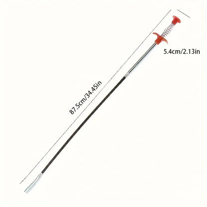 90/160cm Multifunctional Pipe Dredging Tool Bendable Drain Auger Sewer Hair Cleaning Claw Spring Loaded Grabber Pickup Pipe Tool