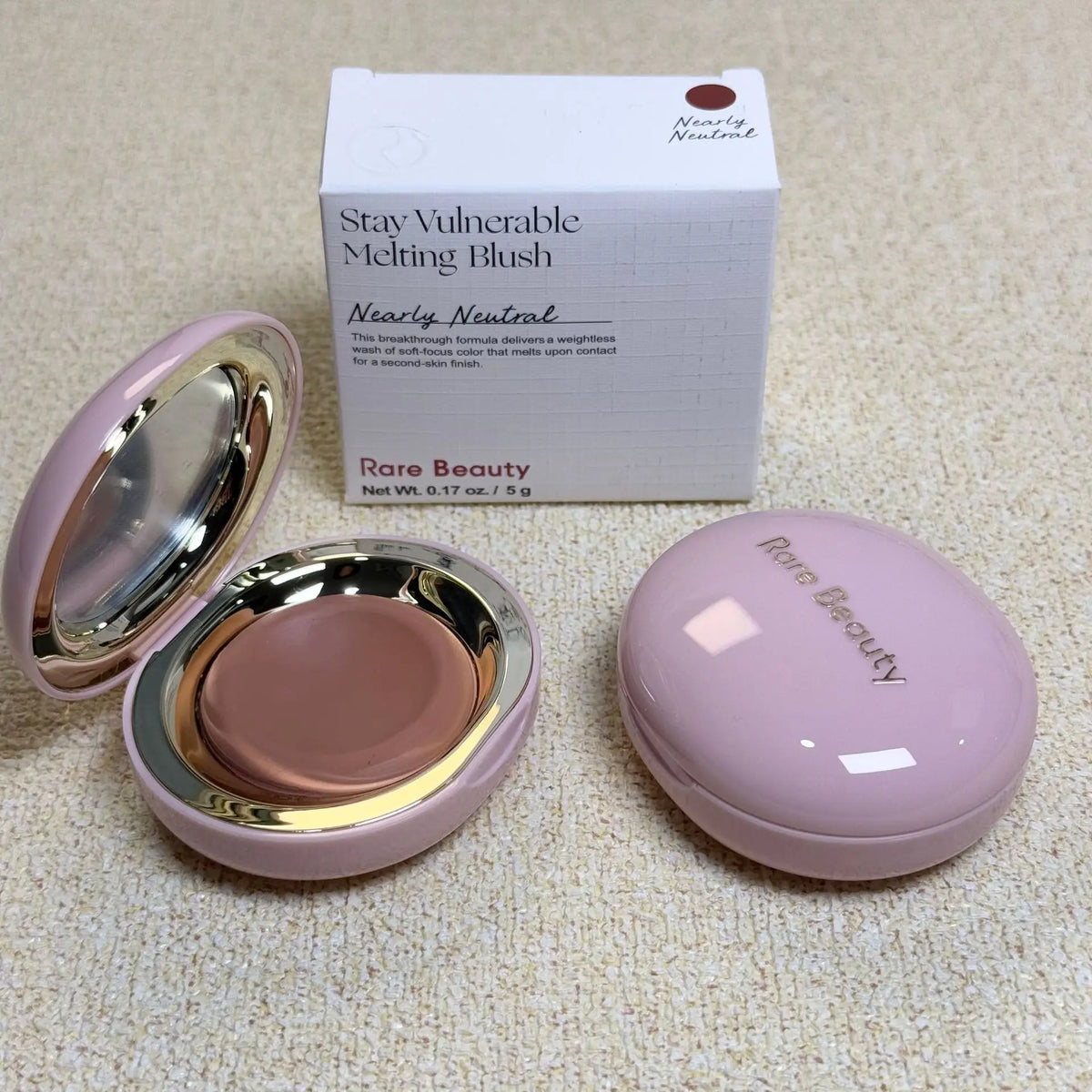 Rare Beauty Blush Lip Gloss Brightens The Complexion Is Silky And Beautiful And Enhances Contours Girl Women Makeup With Box