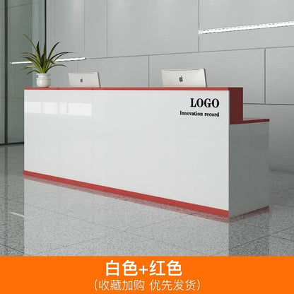 Office Design Reception Desks BeautyModern Checkout Counter Reception Desks Luxury Salon Mostrador Negocio Commercial Furniture