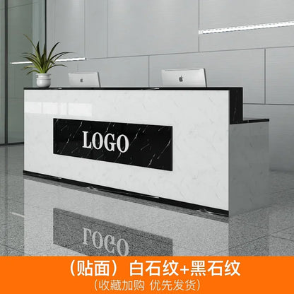 Office Design Reception Desks BeautyModern Checkout Counter Reception Desks Luxury Salon Mostrador Negocio Commercial Furniture