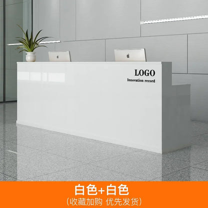 Office Design Reception Desks BeautyModern Checkout Counter Reception Desks Luxury Salon Mostrador Negocio Commercial Furniture