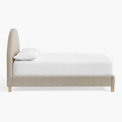 Bedroom Minimalist Beds Luxury Fancy Queen Size Frame Bed Nightstands Upholstered Letto Matrimoniale Furniture Accessories