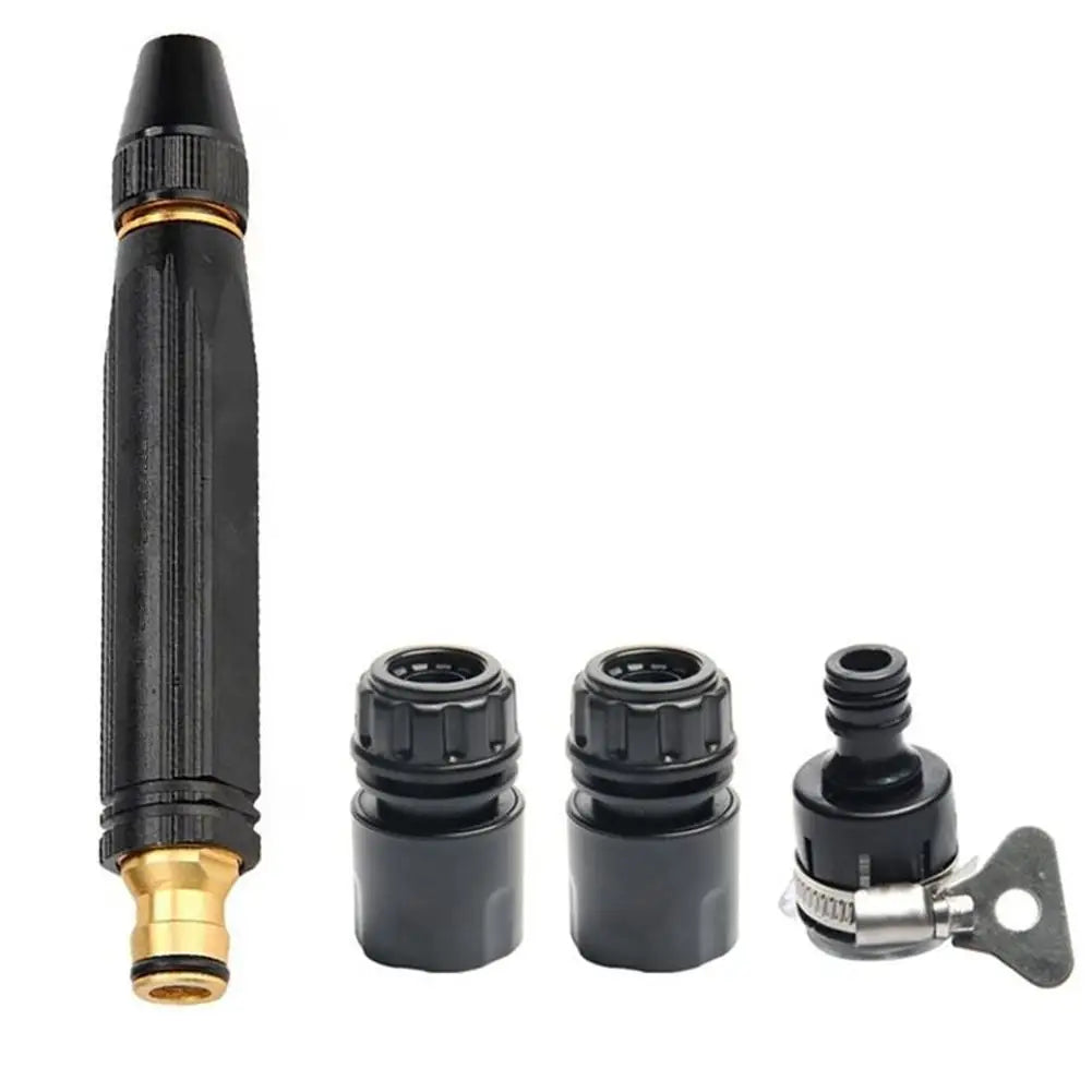 High Pressure Washing Water Gun Adjustable Nipple Type Diamond Water Watering Pipe Car Wash Gun Home Garden Shower Tools
