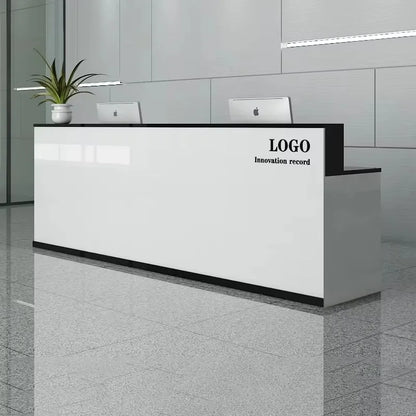Office Design Reception Desks BeautyModern Checkout Counter Reception Desks Luxury Salon Mostrador Negocio Commercial Furniture