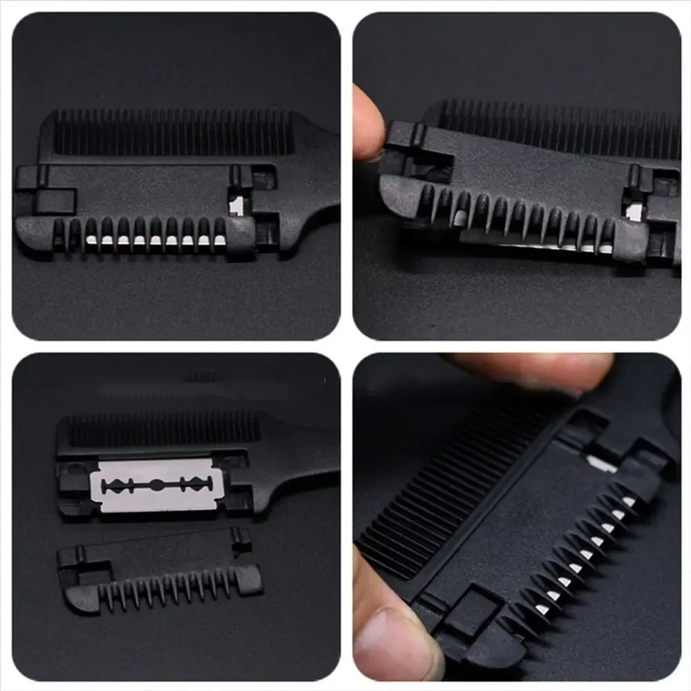 Hair cutting hair salon hair tools hair cutting comb hair cutting comb，Special for real hair wigs