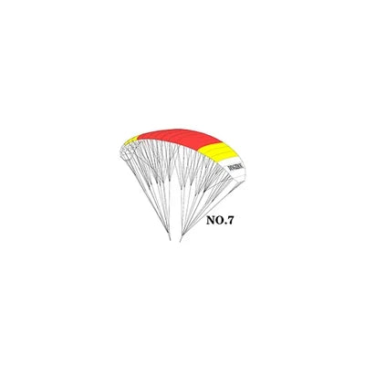 1PCS RC Electric Remote Control Paraglider Head 1.5 meters Wingspan Parachute Cloth for Indoor Outdoor Power Flying Paragliding