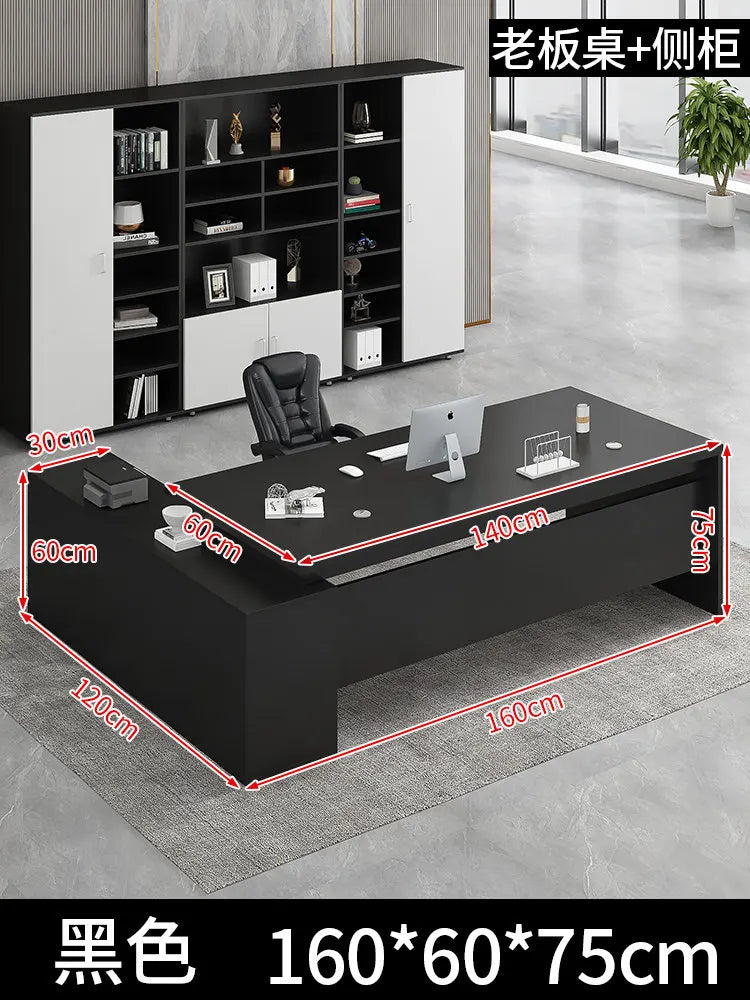 Standing Aesthetic Office Desk Design Large Organizers Modern Fashion Office Desk Interior Mesas Escritorio Room Furnitures