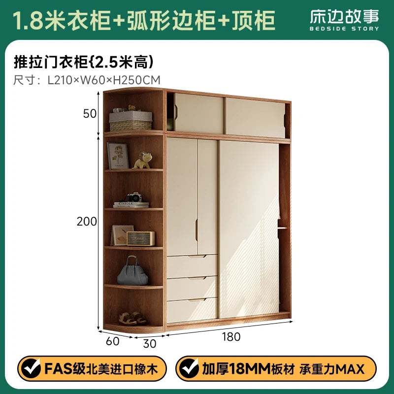 Bedroom Wooden Wardrobe Women Women Storage Organizer Luxury Wardrobe Hotel Shelves Szafa Tekstylna Na Ubrania Furnitures