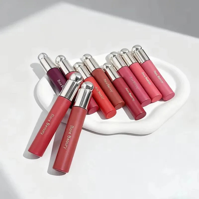 Rare Beauty Blush Lip Gloss Brightens The Complexion Is Silky And Beautiful And Enhances Contours Girl Women Makeup With Box