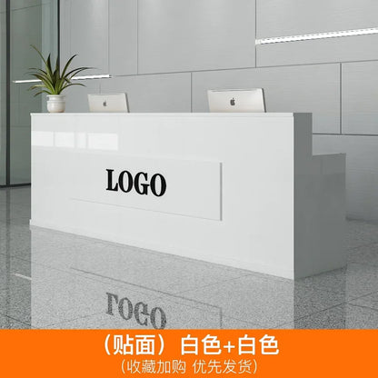 Office Design Reception Desks BeautyModern Checkout Counter Reception Desks Luxury Salon Mostrador Negocio Commercial Furniture