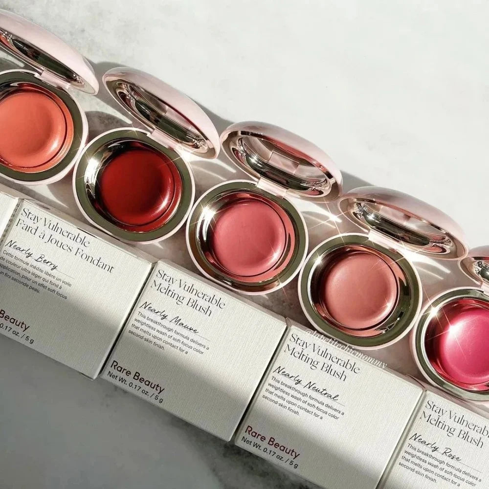 Rare Beauty Blush Lip Gloss Brightens The Complexion Is Silky And Beautiful And Enhances Contours Girl Women Makeup With Box