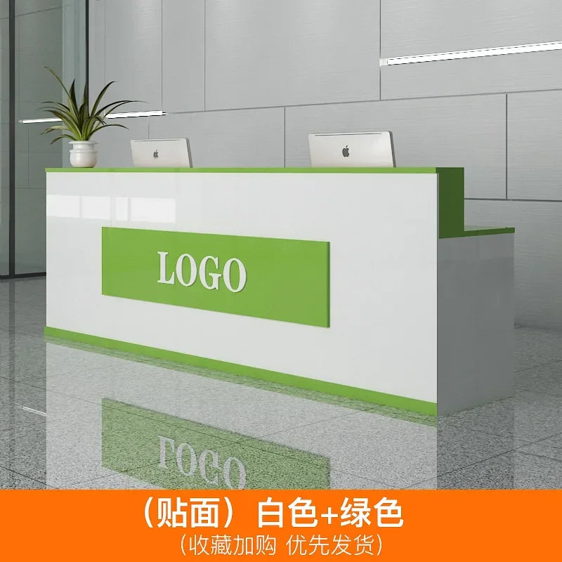 Office Design Reception Desks BeautyModern Checkout Counter Reception Desks Luxury Salon Mostrador Negocio Commercial Furniture